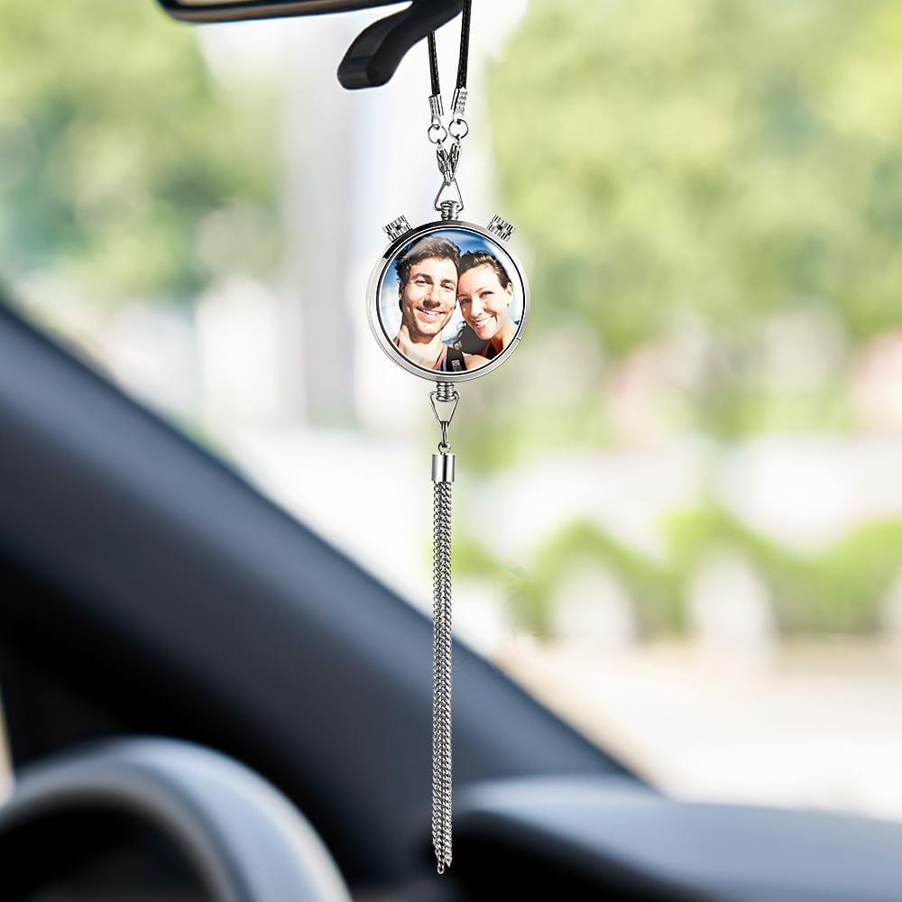 Custom Photo Air Freshener Perfume Box Pendant for Car Gift Personalized Hanging Air Freshener with Picture Text - GiftUpp