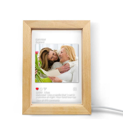 Personalized Instagram Led Night Lamp Picture Frame Night Light - GiftUpp