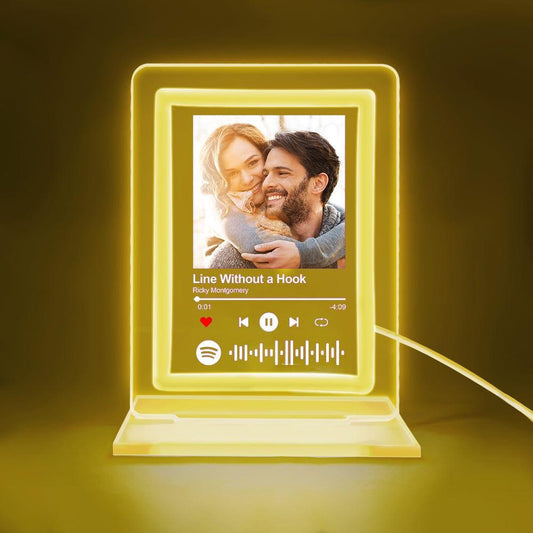 Custom Spotify Night Light Personalized Music Plaque Gifts for Lovers - GiftUpp