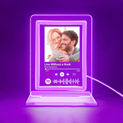 Custom Spotify Night Light Personalized Music Plaque Gifts for Lovers - GiftUpp