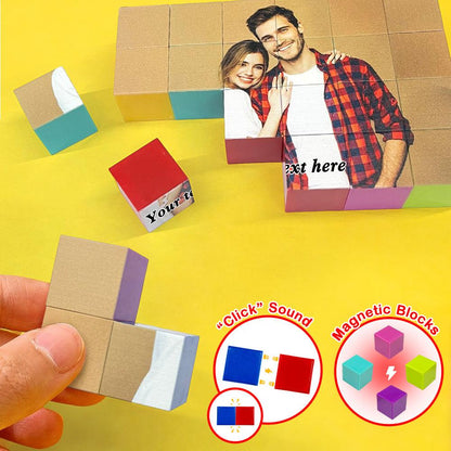 Custom Magnetic Building Blocks with Your Design - GiftUpp